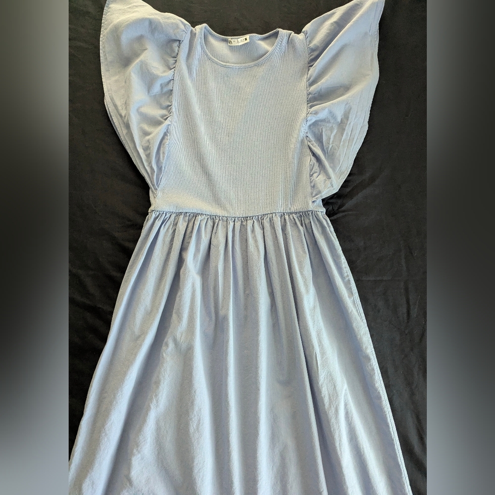 Zara Ribbed Bodice Dress - Picture 8 of 9